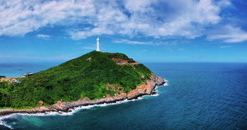 海南文昌龍樓銅鼓角燈塔