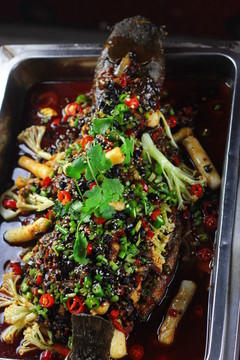 豆豉味烤魚(yú)