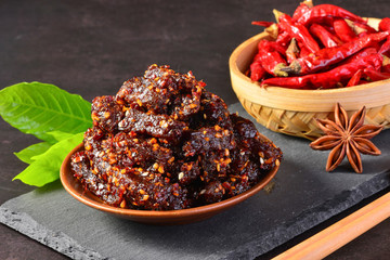 麻辣牛肉條高清圖