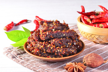 麻辣牛肉條高清圖