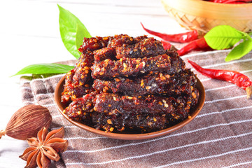 麻辣牛肉條高清圖