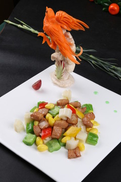 養(yǎng)生四寶炒爽肉
