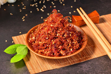 燈影牛肉絲高清圖
