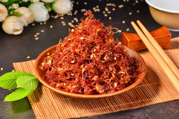 燈影牛肉絲高清圖