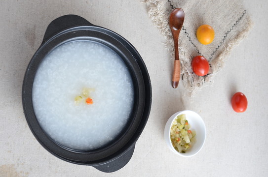 明火靚白粥