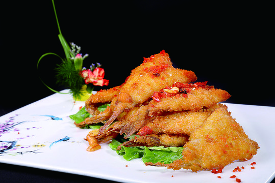 川香蝴蝶魚片