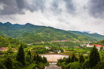 青杠坡戰(zhàn)斗遺址山巒