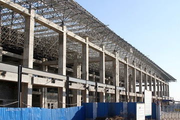 建設(shè)中的丹東機(jī)場(chǎng)新航站樓