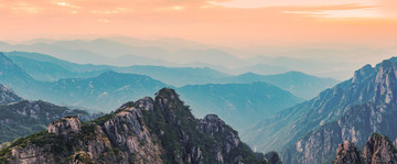 水墨黃山
