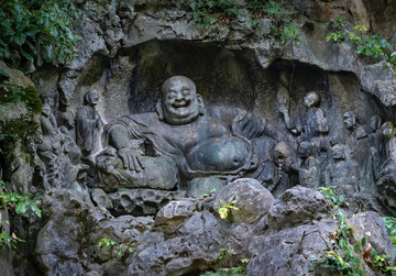 飛來峰的石刻造像