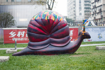 蝸牛雕塑