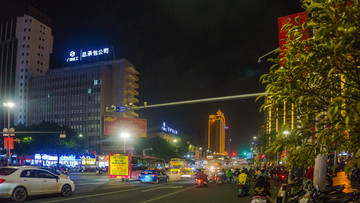 朝陽廣場(chǎng)夜景