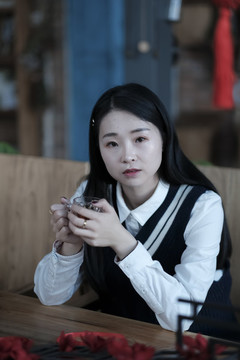 清純的女孩
