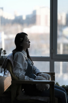 女孩和狗