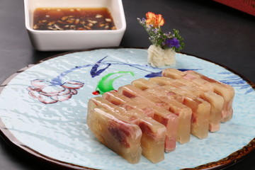 水晶肴肉皮凍
