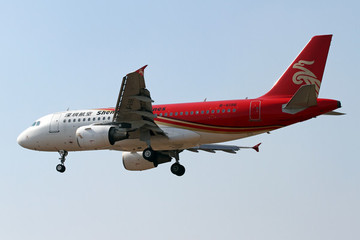 深圳航空飛機(jī)降落