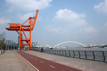 上海徐匯濱江盧浦大橋