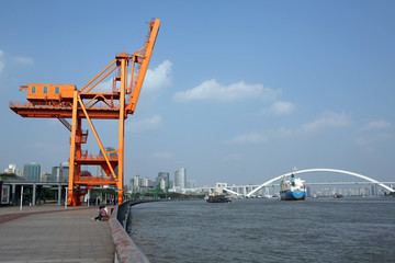 上海徐匯濱江盧浦大橋