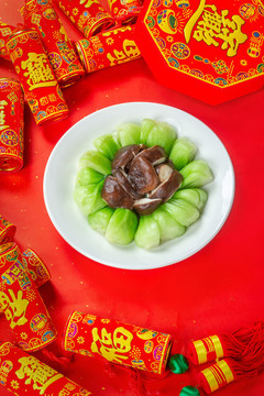 年夜飯清炒上海青