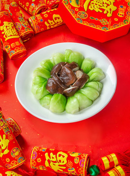 年夜飯清炒上海青