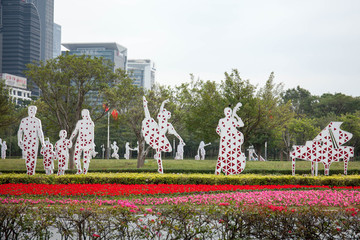 深圳福田中心區(qū)花壇