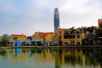深圳大梅沙奧特萊斯湖畔風(fēng)景