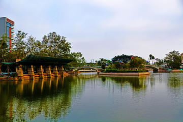 深圳大梅沙奧特萊斯湖畔風(fēng)景