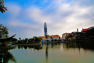 深圳大梅沙奧特萊斯湖畔風(fēng)景