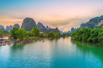 桂林漓江山水風(fēng)景