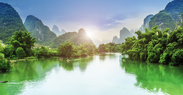 桂林漓江陽朔山水風(fēng)光