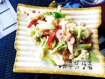 蝦仁炒時(shí)蔬