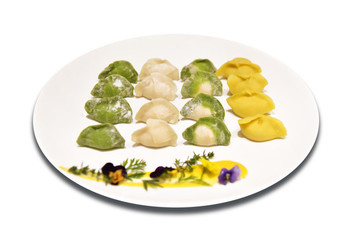中國菜系餃子特寫圖片