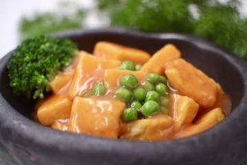 鮑汁蛋豆腐