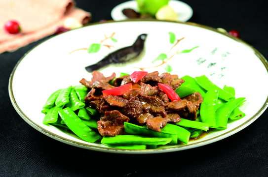 荷蘭豆炒牛肉