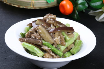 豆角茄泥
