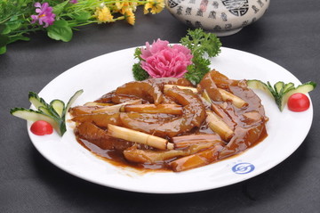 蔥燒黃玉參