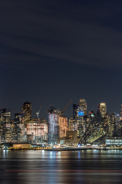 紐約曼哈頓城市夜景