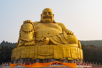 航拍濟南千佛山彌勒勝苑15