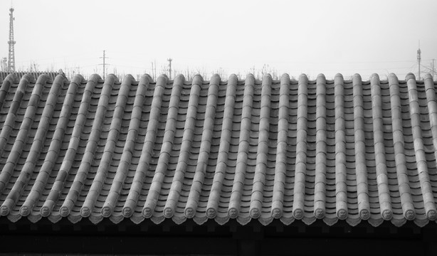 青瓦屋頂