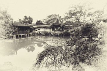 網(wǎng)師園老照片