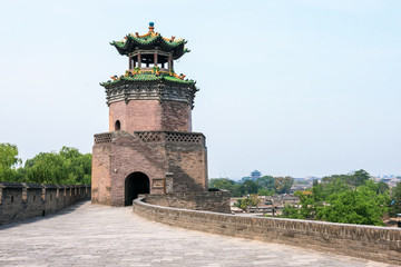 平遙古城墻角樓
