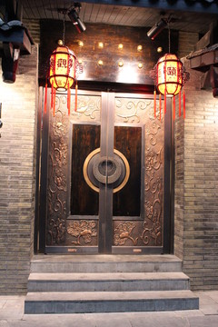 中式大門