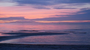 海邊晚霞