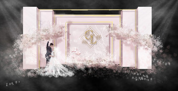 粉色舞臺區(qū)效果圖