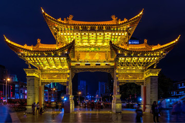 昆明金馬坊夜景