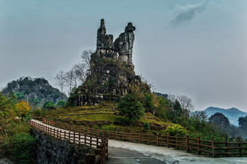 興文石海夫妻峰