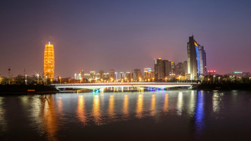 鄭州市東區(qū)夜景