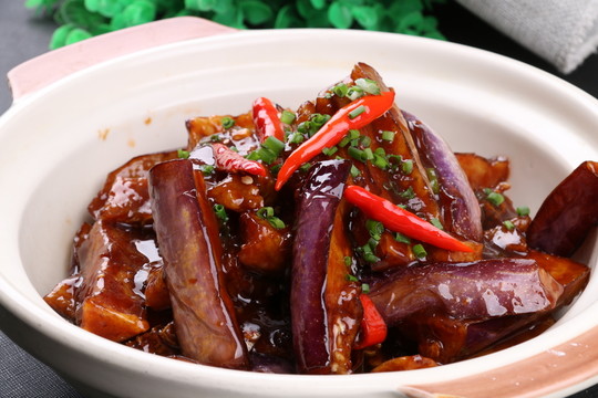 咸魚茄子煲
