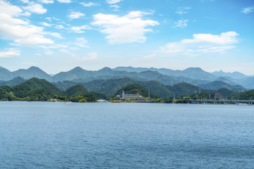 千島湖美麗的山水風(fēng)光