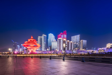 青島五四廣場夜景